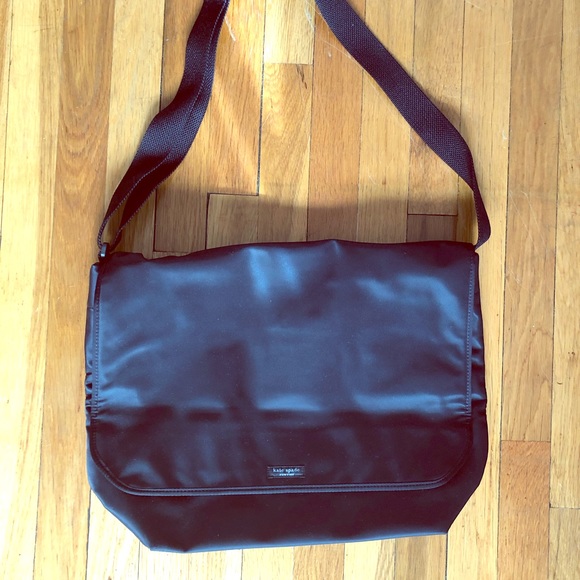 Kate Spade nylon laptop messenger bag